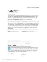 Vizio E321VL E371VL TV Operating Manual