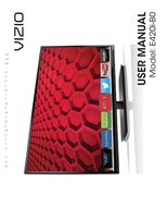 Vizio E420IB0 TV Operating Manual