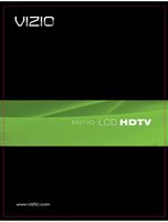 Vizio E421V0 TV Operating Manual