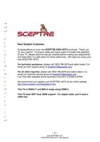 Sceptre E505BVFMQKOM Operating Manuals