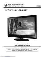 Element ELCFT191 ELCFT221 TV/DVD Combo Operating Manual