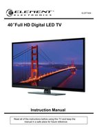 Element ELEFT406 TV Operating Manual