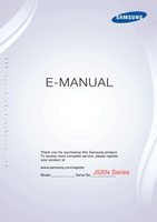 Samsung UN48J520DAFXZA TV Operating Manual