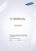 Samsung UN65JU6700FXZA TV Operating Manual