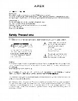 Apex GT2715DVOM TV Operating Manual