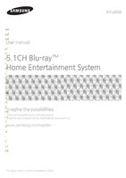 Samsung HTJ4500 Blu-Ray & Home Theater System Operating Manual