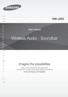 Samsung HW-J250/ZA Home Theater System Operating Manual