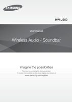 Samsung HW-J250/ZA Home Theater System Operating Manual