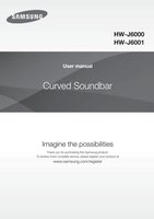 Samsung HW-J6001 HWJ551/ZA HWJ6000 Sound Bar System Operating Manual