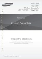SAMSUNG HWJ7501OM Operating Manuals SAMSUNG HWJ7501OM Operating Manuals