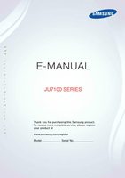 SAMSUNG JU7100 Series TV Operating Manuals SAMSUNG JU7100 Series TV Operating Manuals