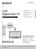 Sony KDL32EX520 KDL32EX523 KDL40EX520 TV Operating Manual
