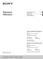 Sony KDL32R330B TV Operating Manual