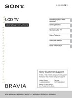 Sony KDL40R450A TV Operating Manual