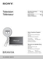 Sony KDL-60W630B TV Operating Manual