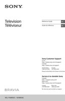 Sony KDL-75W850C KDL65W850C TV Operating Manual