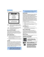 Sony KV27FS320 KV32FS320 KV36FS320 TV Operating Manual