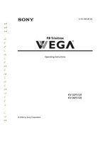 Sony KV32FS120 KV36FS120 TV Operating Manual