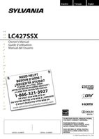Funai LC427SSX TV Operating Manual