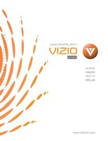 Vizio L37HDTV TV Operating Manual