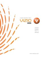 Vizio L37HDTV TV Operating Manual