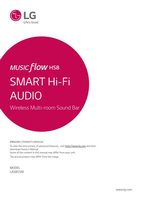 LG LAS855M Audio System Operating Manual