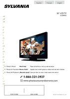 Sylvania LC260SS2 TV Operating Manual