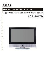 Akai LCT2701TD TV Operating Manual
