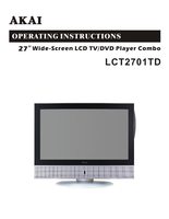 Akai LCT2701TD TV Operating Manual