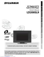 Sylvania LD200SL9 TV/DVD Combo Operating Manual