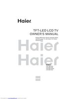 Haier LEC19B1320 LEC22B1380 LEC22B1380W TV Operating Manual