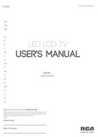 RCA LED24G45RQ TV/DVD Combo Operating Manual