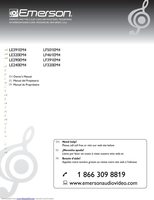EMERSON LF461EM4OM Operating Manuals