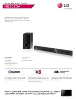 LG NB3510A Home Theater System Operating Manual