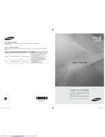 Samsung LN19A330 LN19A331 LN26A330J1D TV Operating Manual