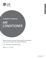 LG LP1215GXR Air Conditioner Unit Operating Manual
