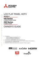 Mitsubishi LT40148 LT46148 LT46246 TV Operating Manual