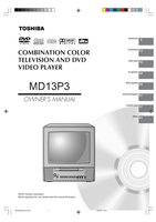 Toshiba DCFN20S DCSB1 MD13N1C TV/DVD Combo Operating Manual