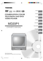 Toshiba DCFN20S DCSB1 MD13N1C TV/DVD Combo Operating Manuals Toshiba DCFN20S DCSB1 MD13N1C TV/DVD Combo Operating Manuals