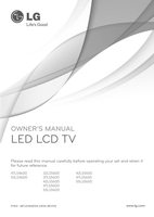 LG 55LS4600UA.AUSWLUR TV Operating Manual