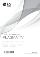 LG 50PB6600 50PB6600UA 50PB6650 TV Operating Manual