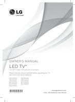 LG 32LY560H 32LY560HUA 32LY570H TV Operating Manual