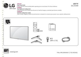 LG 32LJ550M-UB TV Operating Manual