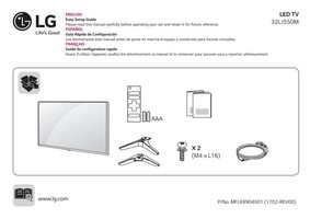 LG 32LJ550M-UB TV Operating Manual