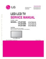 LG 47LE7300 47LE7300ZA 47LE730N TV Operating Manual