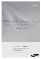 Samsung MXHS7000 Audio System Operating Manual