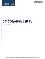 Insignia NS24D310NA17om TV Operating Manual