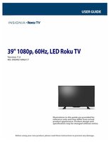 Insignia NS-17339DR510NA17 TV Operating Manual