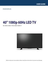 Insignia NS-40D510MX17 NS-40D510NA17 TV Operating Manual