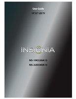 Insignia NS19E320A13 TV Operating Manual